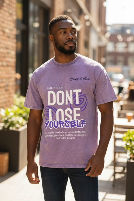 Oversized T-Shirt “Don’t Lose Yourself” | Streetwear Unisex – Young & Boss