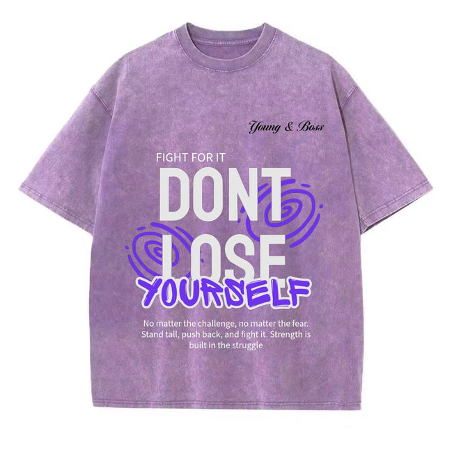 Oversized T-Shirt “Don’t Lose Yourself” | Streetwear Unisex – Young & Boss